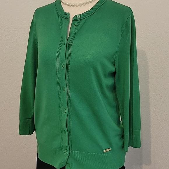 Ellen Tracy Sweaters - Ellen Tracy Vibrant Green Knitwear